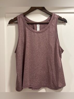 90 Degree By Reflex Mauve Heather Athletic Tank